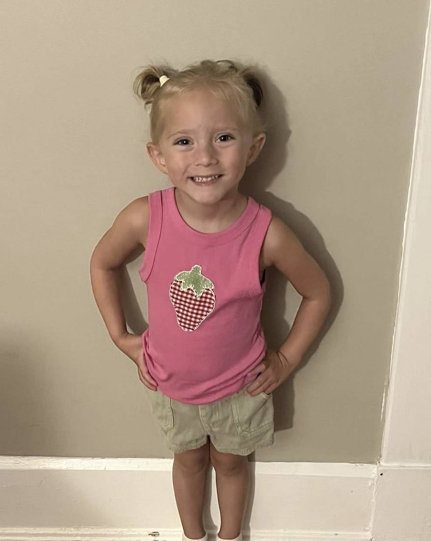 Strawberry kids tank