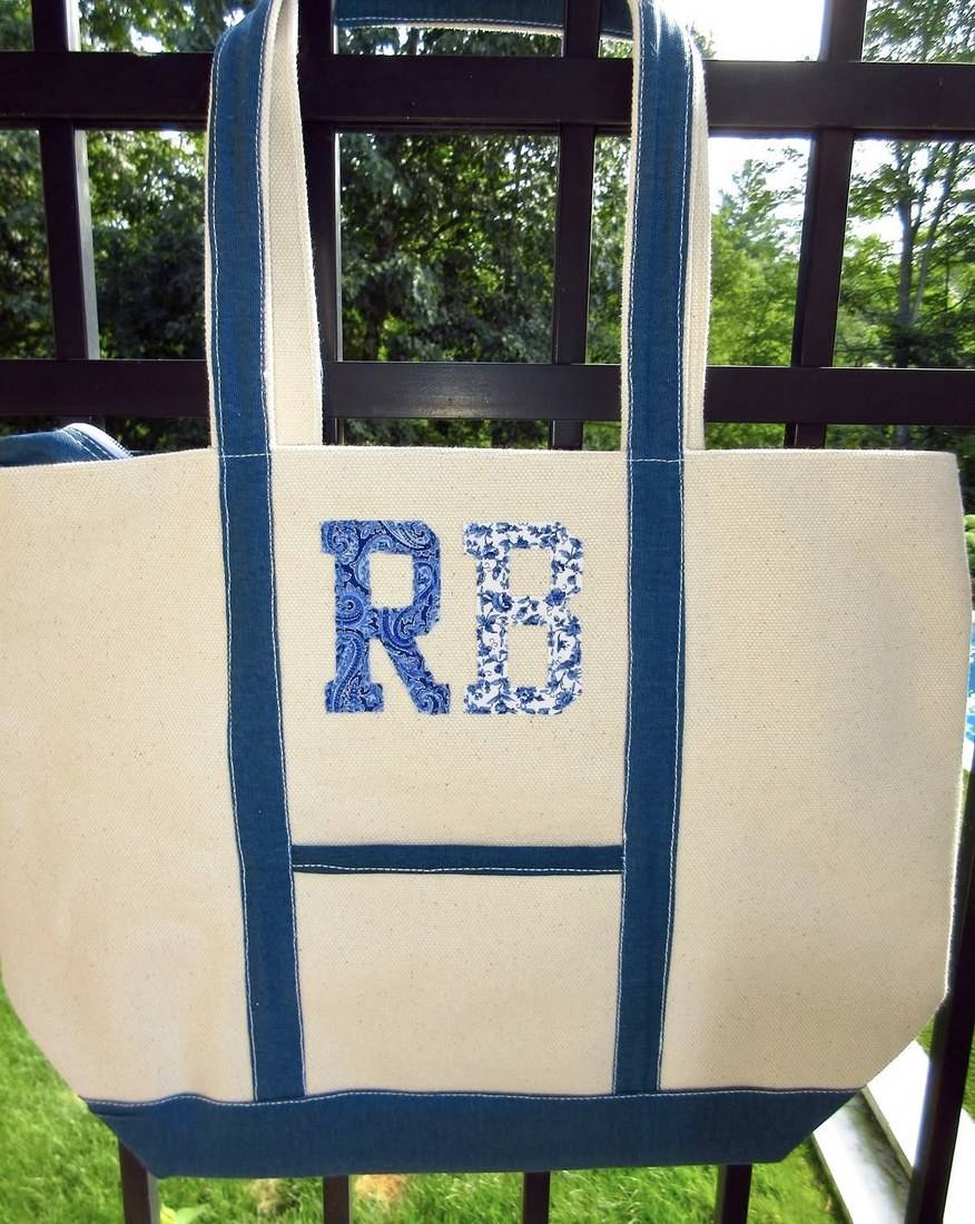 RB monogram tote bag