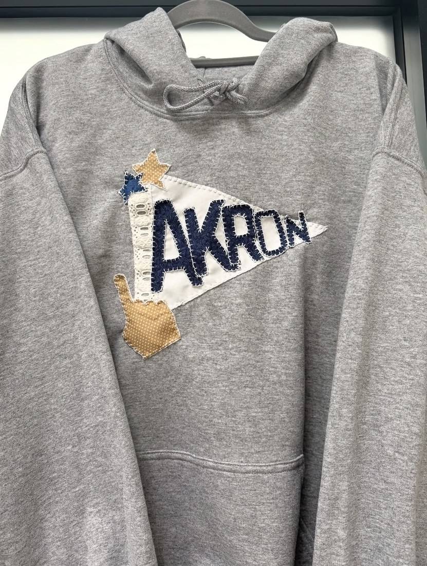 Akron pennant hoodie