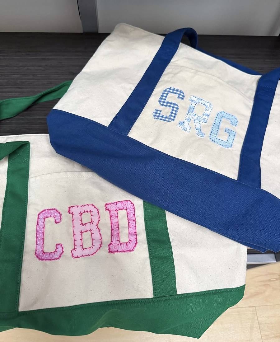 SRG & CBD monogram totes