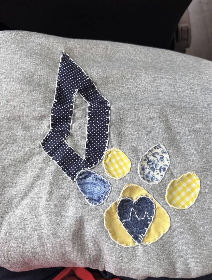 PITT pawprint detail