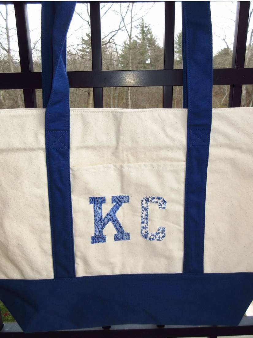 KC monogram tote